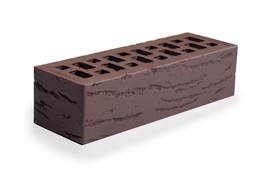 Кирпич керамический Шоколад Антик ЕВРОФОРМАТ 0,7НФ (250х85х65)