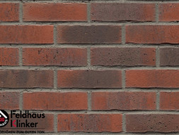 Состаренная клинкерная плитка feldhaus klinker r743nf11 vascu carmesi flores , nf11 240x71x11 мм