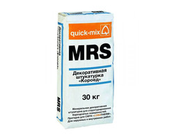MRS Декоративная штукатурка «Короед» quick-mix, 1,5 мм, белая