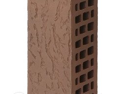 Облицовочный кирпич Вышневолоцкая керамика полуторный утолщенный 1,4НФ Баварская кладка готика дуб М200